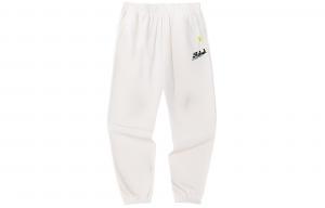 Анта баскетбольная коллекция вязаные спортивные штаны унисекс утиный пух белый