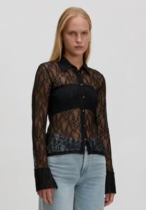 Блуза EDITED Button-down blouse, Schwarz/Black