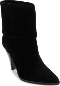 Женские ботильоны DKNY Cerise с откидным верхом и каблуком, Black Suede