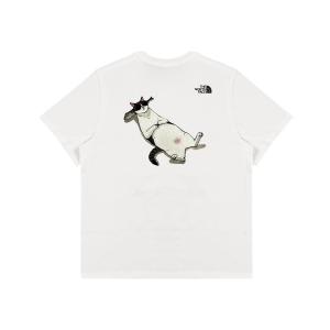 Футболка унисекс белая THE NORTH FACE