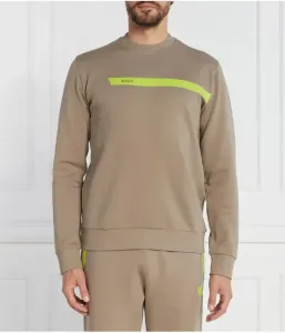 Толстовка Salbo 1 regular fit Boss Green, бежевый