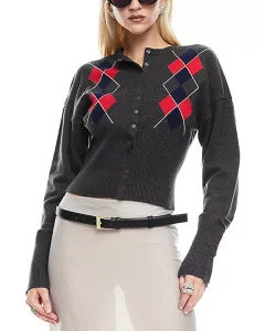 Кардиган «В облаках» Lioness, серый