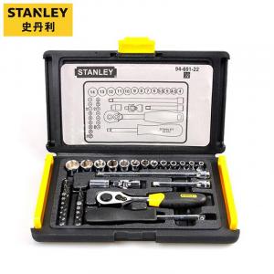 Набор насадок для гаечных ключей Stanley, 6,35 мм, гаечный ключ с храповым механизмом, набор инструментов для авторемонта, набор из 35 предметов 94-691-22