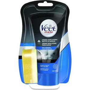 Мужской крем для депиляции для чувствительной кожи 150мл, Veet