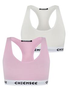 Бралетт CHIEMSEE Bralette Sports Bra, цвет Kitt/Pastel pink