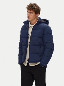 Пуховик стандартного кроя Selected Homme, синий