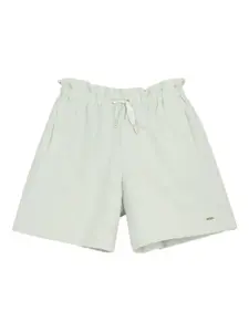 Шорты с кулиской и логотипом Boss Kidswear, зеленый