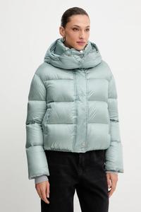 Пуховик Patrizia Pepe, бирюзовый