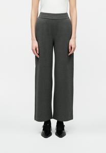 Брюки ONLY ONLGIA DELUXE LIFE WIDE PULL UP, Medium Grey Melange/Mottled Grey