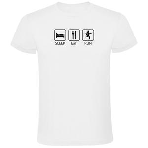 Футболка Kruskis Sleep Eat And Run, белый