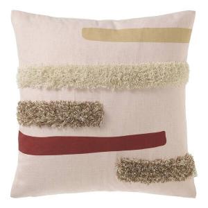 Чехол на подушку Tom Tailor Painted Sticks, 45x45x1 см, розовый