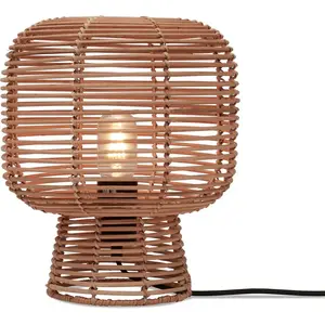 Настольная лампа TANAMI E27 1 шт. Good&Mojo, коричневый