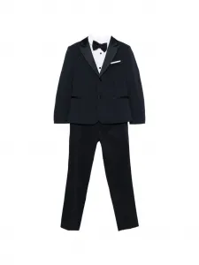 Отделанный украшенный костюм Colorichiari, синий