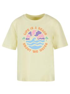 Рубашка F4NT4STIC Life Is A Beach Enjoy The Waves, цвет Lemon