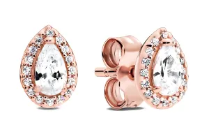 Pandora Серьги розовое золото