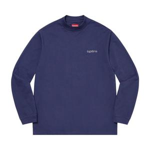 Топ Supreme Mock Neck Long-Sleeve Top, Dark Navy