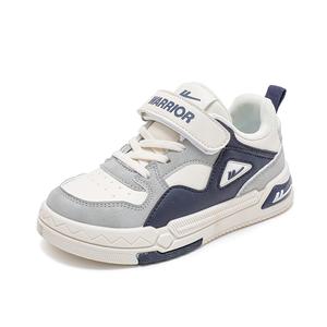 Warrior Антиударные, противоскользящие и износостойкие низкие детские скейтбордические кроссовки, бежевый/розовый/фиолетовый