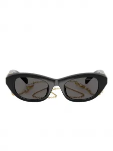 Солнцезащитные очки с кристаллами Swarovski, черный