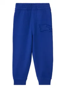 Спортивные брюки с нашивкой Equestrian Knight Burberry Kids, синий