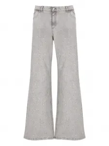 Джинсы с пайетками Panicale, серый