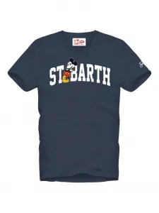 Футболка Mickey Mouse с логотипом MC2 Saint Barth Kids, синий