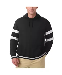 Толстовка с капюшоном в стиле колор-блок из коллекции Big & Tall Coaches KingSize, черный