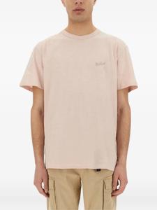 Футболка с вышитым логотипом Woolrich, розовый