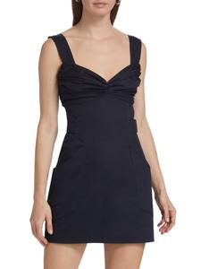 Мини-платье Monika из хлопкового твила Amur, цвет Navy Sapphire