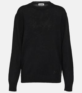 Шерстяной свитер JIL SANDER, черный