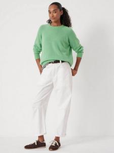 Джемпер с круглым вырезом из смесового кашемира Jasmine HUSH, Apple Green