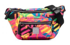 Кубическая серия нейлоновая поясная сумка, мини-поясная сумка мужская разноцветная MCM