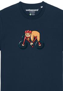 Футболка с принтом SLOTH watapparel, темно-синий