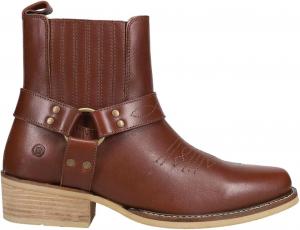 Мужские ботинки Dingo Black Bart с квадратным носком, на шнуровке, повседневные, до щиколотки - коричневые, коричневый