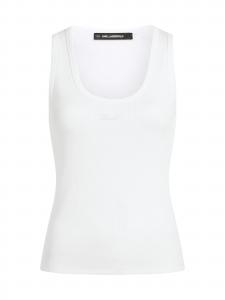 Karl Lagerfeld Топ белого цвета