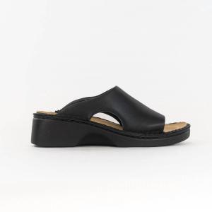 Женские сандалии Rome Slip On черного цвета Naot, черный