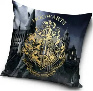 Наволочка Гарри Поттер 40x40 см - украшение в виде герба Хогвартса Harry Potter Shop