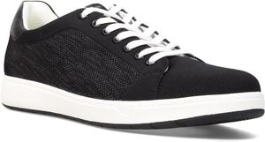 Мужские кроссовки Florsheim Heist с вязаными вставками и кружевом до носка, стиль Оксфорд, черный