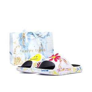 PEAK Сандалии Statistic Quiet устойчивые к истиранию слайдеры унисекс белый синий красный