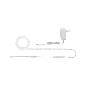 Светодиодная лента SimpLED Power Set 1,5 м 17 Вт 230/24 В DC белый пластик 1 шт., включена затемняющая/выключающая функция Paulmann, белый