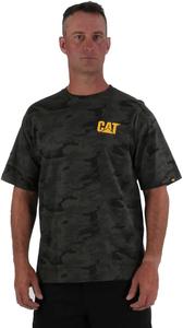 Мужская футболка с коротким рукавом CAT Trademark, Night Camo