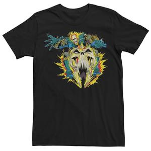 Мужская футболка Ghost Rider Action Shot Marvel, черный