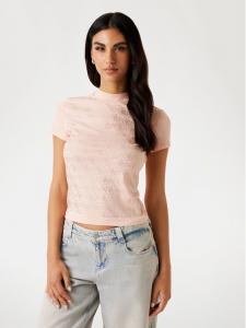 Футболка обычного кроя W4BI26 J1314 Guess, розовый