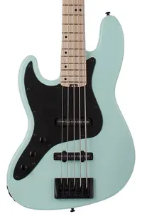 Электрический бас Schecter J-5. Для левши, цвет морской пены