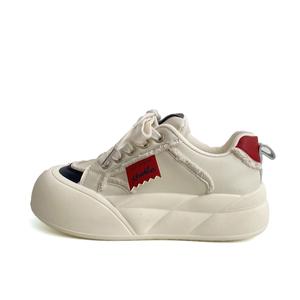 Дышащие низкие кроссовки для скейтбординга для женщин City camel, Unlined Red And Blue Shoes