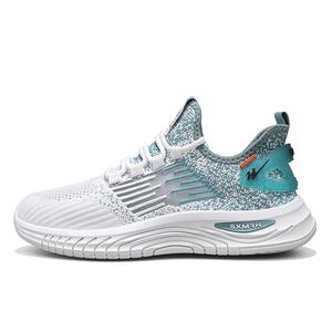 Binary Нескользящие, износостойкие, дышащие, низкие повседневные туфли, мужские, белые, зеленые