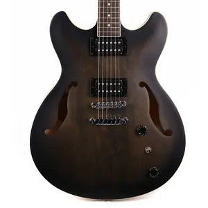 Ibanez Artcore AS53 Полуакустическая прозрачная черная матовая