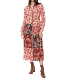 Платье Fannie в рыжевато-коричневом цвете Tolani