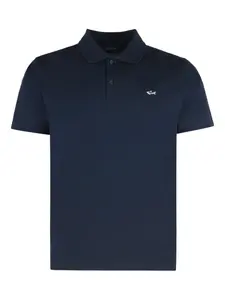 Хлопковое поло Paul & Shark, синий