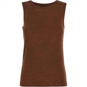 Майка с круглым вырезом UMA WANG, коричневый