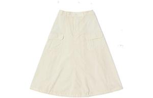 Повседневная длинная юбка женская белая Dickies